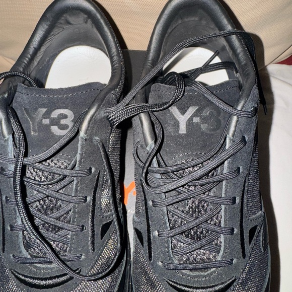 Adidas Y-3 Rhisu Run Triple Black Snaekers FU8504 Men 8 - Picture 4 of 8